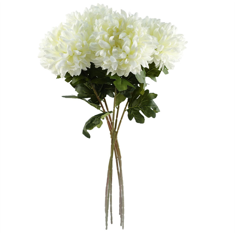 Plastic, Silk Artificial Arrangement, White