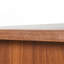 Bureau de direction en L noyer de 55,1 po, bureau en L en noyer, bureau à hauteur réglable avec tiroirs de rangement et armoire