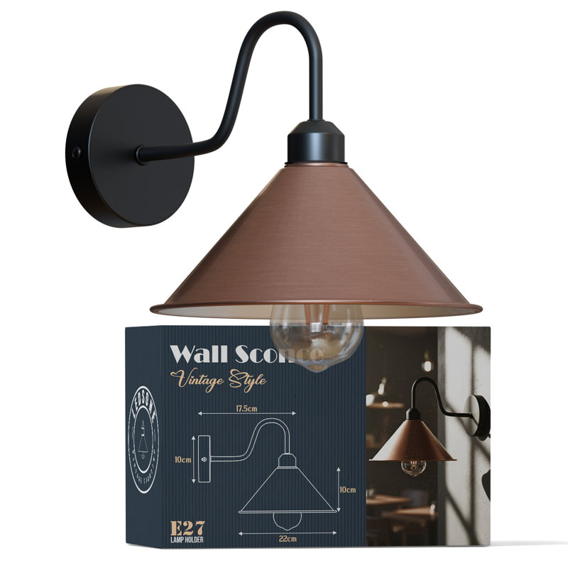 Armed Sconce, Copper