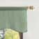 Lucca Velvet Solid Color Scalloped 50" Window Valance
