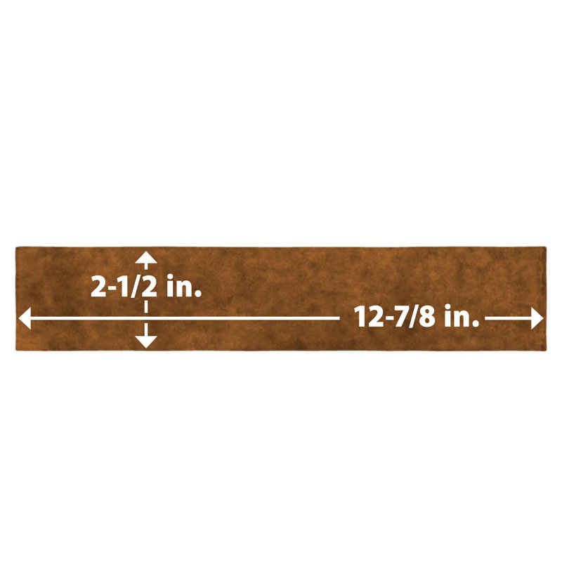 Menorca 2-1/2 In. X 12-7/8 In. Ceramic Wall Tile, Brown