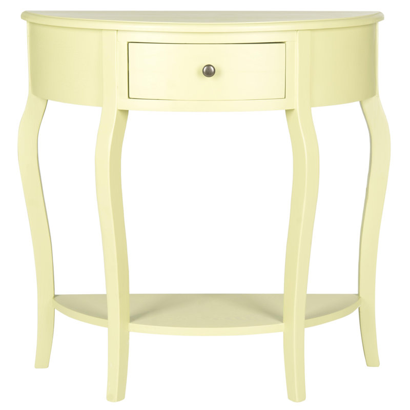 Console en bois massif 32,7 po Sadie, Pois cassé