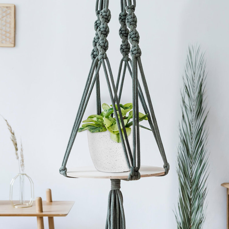 Plant Pots Indoor with Drainage, Spotty Gray
