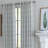 McManus Polyester / Linen Light-Filtering Horizonal Stripped Curtain Panel with Rod Pocket Top and Hidden Back Tabs -634235656-634235659