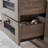 Rimmer 18"W Farmhouse 2-Drawer Wood End Table, Small Side Table With Charging Station-2072846007