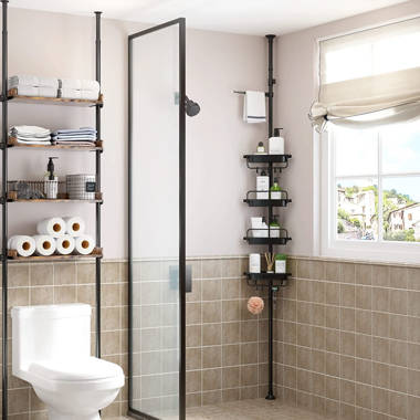 Corner Shower Shelf Caddy - Stainless Steel Bathroom Storage Shelf