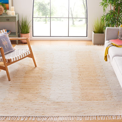 Annia Hand Woven Cotton Striped Rug