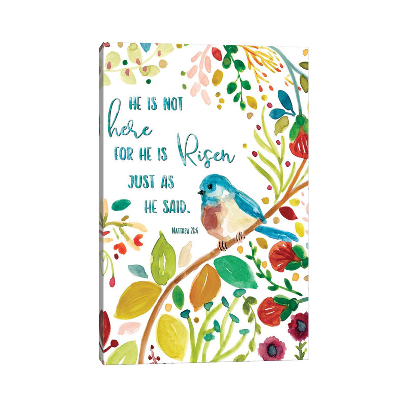 He Is Risen by Carol Robinson - Print on Canvas, Wrapped Canvas, 101.6 cm H x 66.04 cm W x 1.91 cm D