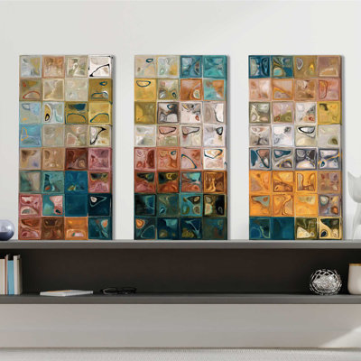 2 Pierre 1: 4. «Precious Promises» par Mark Lawrence - ensemble de 3 impressions sur toile tendue