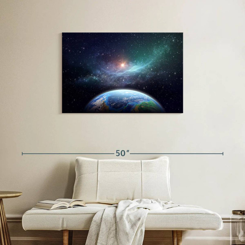 Oberle Exoplanet, 24" H x 36" W