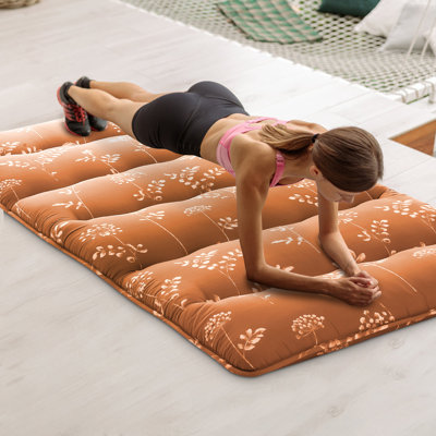 Matelas japonais pour lit simple, matelas de futon pour matelas de sol pliable Boho