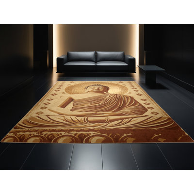Tapis moelleux moelleux d'inspiration marocaine Somerset