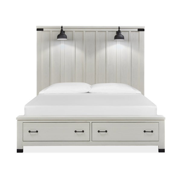 Laurel Foundry Modern Farmhouse Lit standard en bois massif avec ...