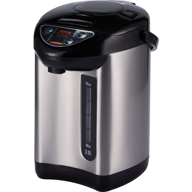 Bouilloire électrique en acier inoxydable VEVOR, 3 L