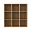 Armoire de rangement murale avec tablettes ouvertes-129339189