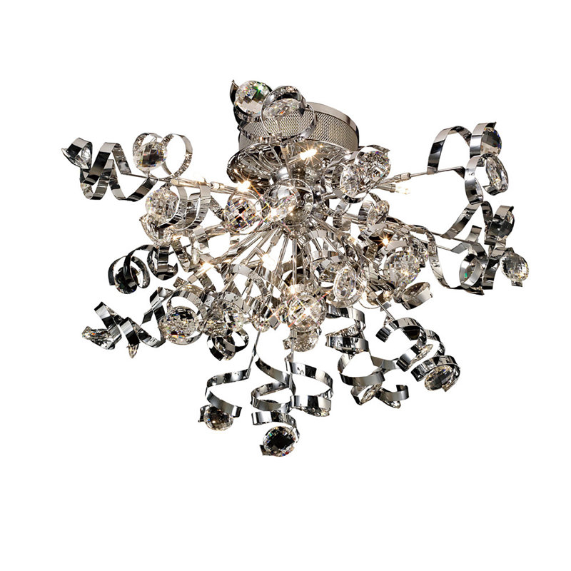 Ludwig Semi Flush Mount, 15 Light
