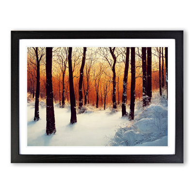 Miraculous Winter Forest - Framed Print