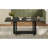 Rustic 82inch Extendable Dining Table, Trestle Kitchen Table with Two 12'' Removable Leaf, Grey