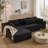 Modern Chenille Upholste Sectional Sofa Couch Set,Modular 108" L Shaped Sectional Living Room Sofa Set With 6 Pillows,Free Combination Sofa Couch For Living Room,Bedroom(Left Chaise)-576085951