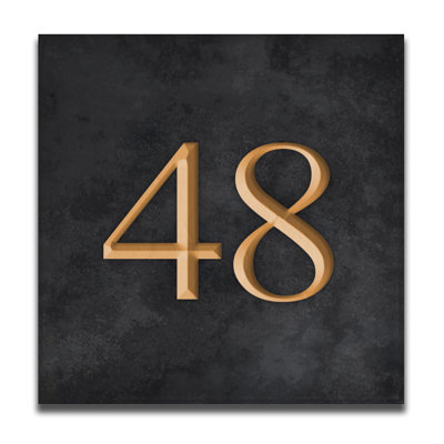 Velia 17.78cm H Stone House Number
