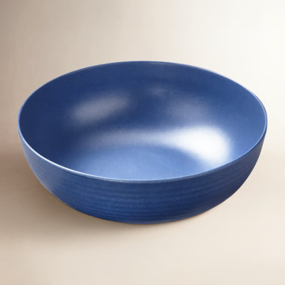 Brooklyn Melamine Serving Bowl Charcoal