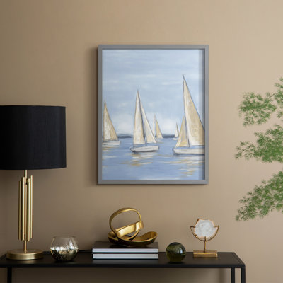 NAUTICAL Series III, reproduction encadrée - bois massif