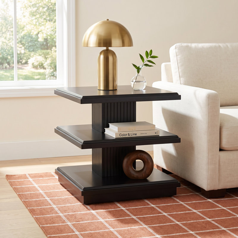 Paddy End Table, Black