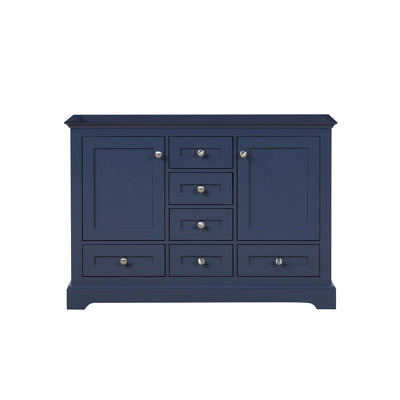 48 In. W X 22 In. D 2 Door Double Bath Vanity Without Top