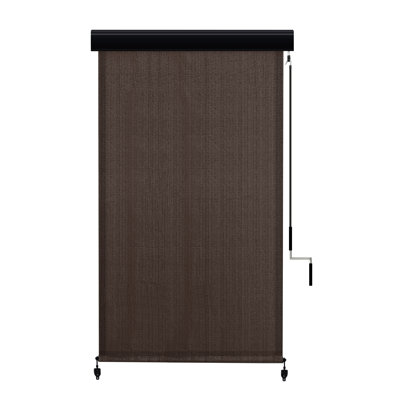 Outdoor Semi Sheer Roll-Up Shade