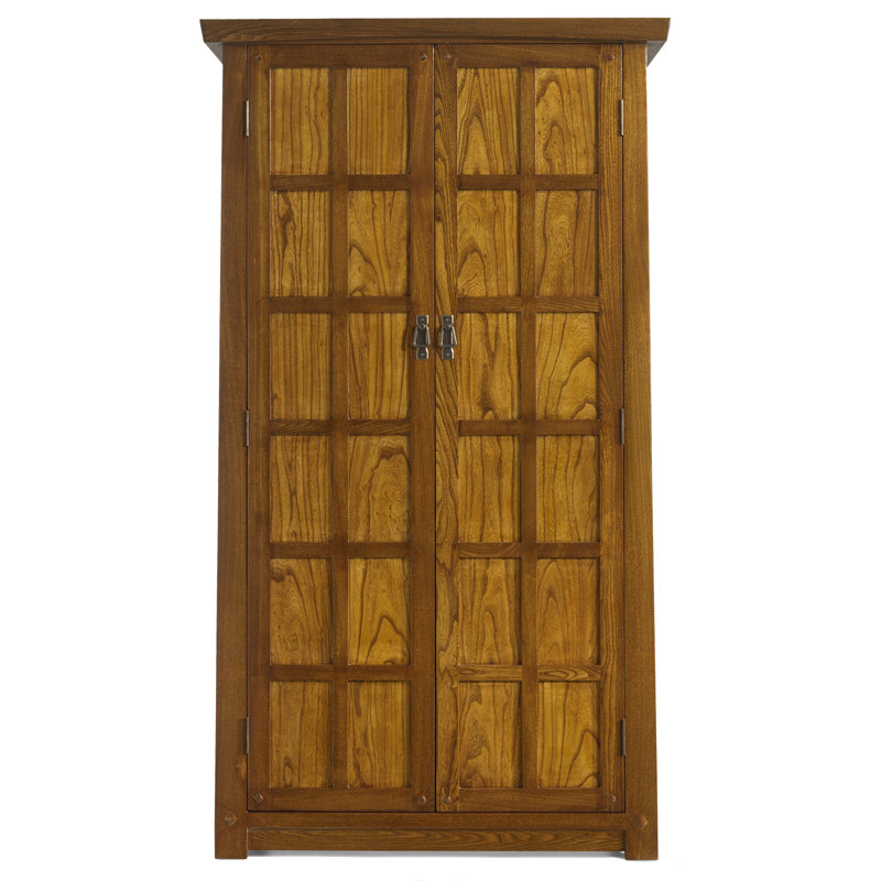 Bevans 2 Door Solid Wood Wardrobe