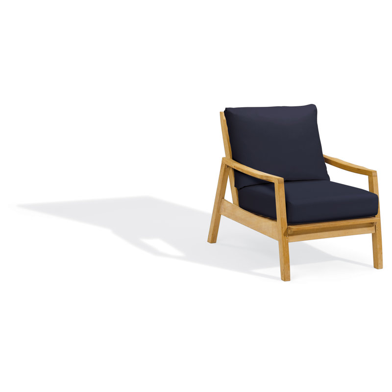 Siena Outdoor Lounge Chair, Admiral Blue