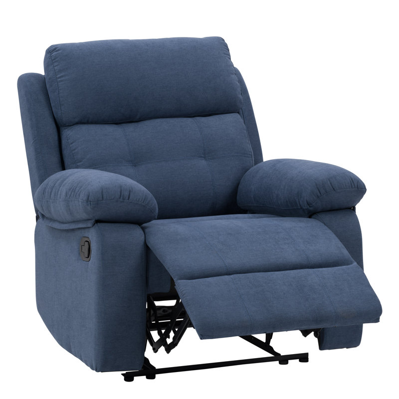 Fauteuil inclinable manuel Latitude Run® Oren, Polyester bleu