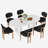 Oval Double Pedestal Kitchen Table Sets-777968128-772132276