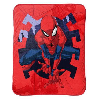 Marvel Spiderman Web Shot Travel Throw