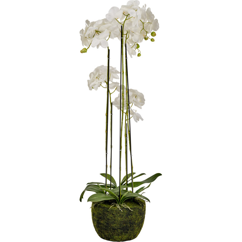 115cm Faux Plant in Cement Pot Liner