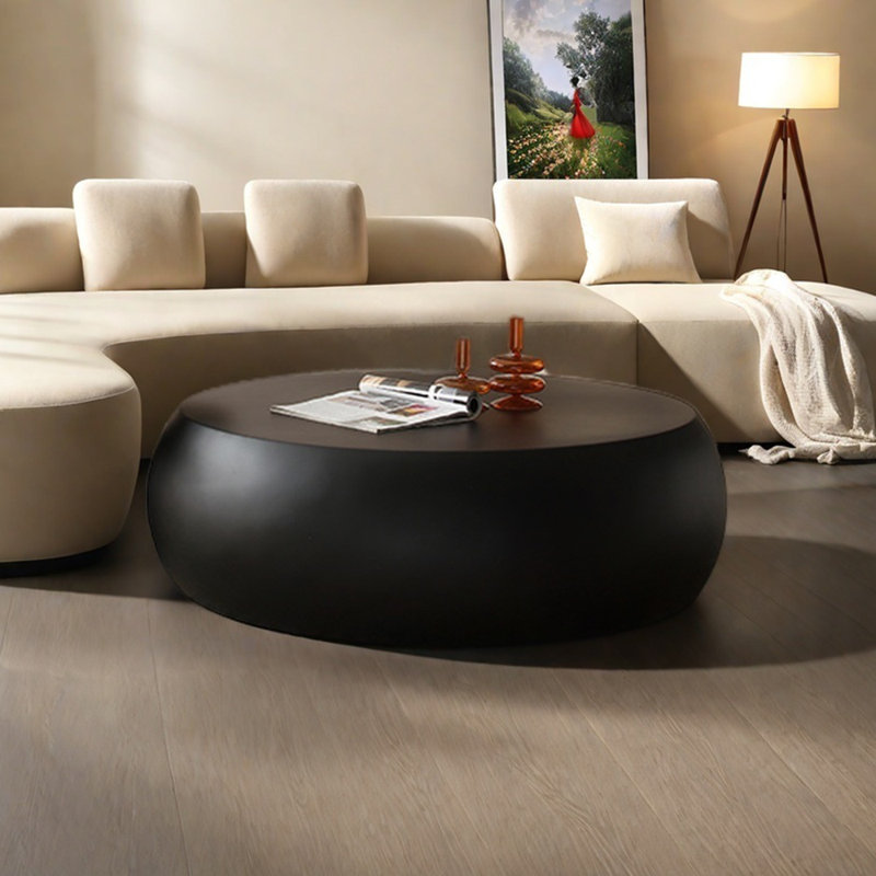 Wabi-sabi simple round coffee table