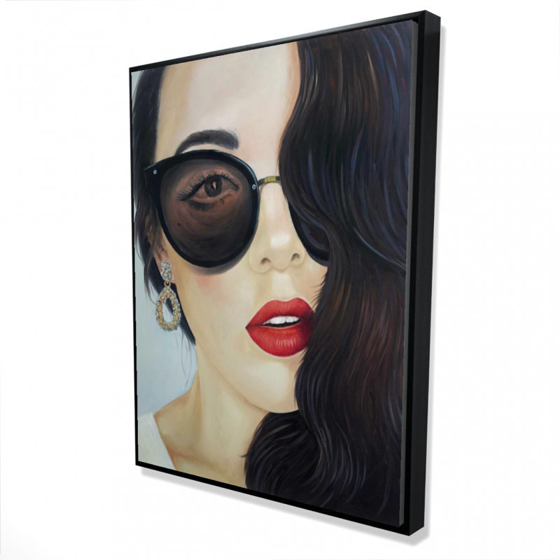 Fashionable Sunglasses Print On Canvas