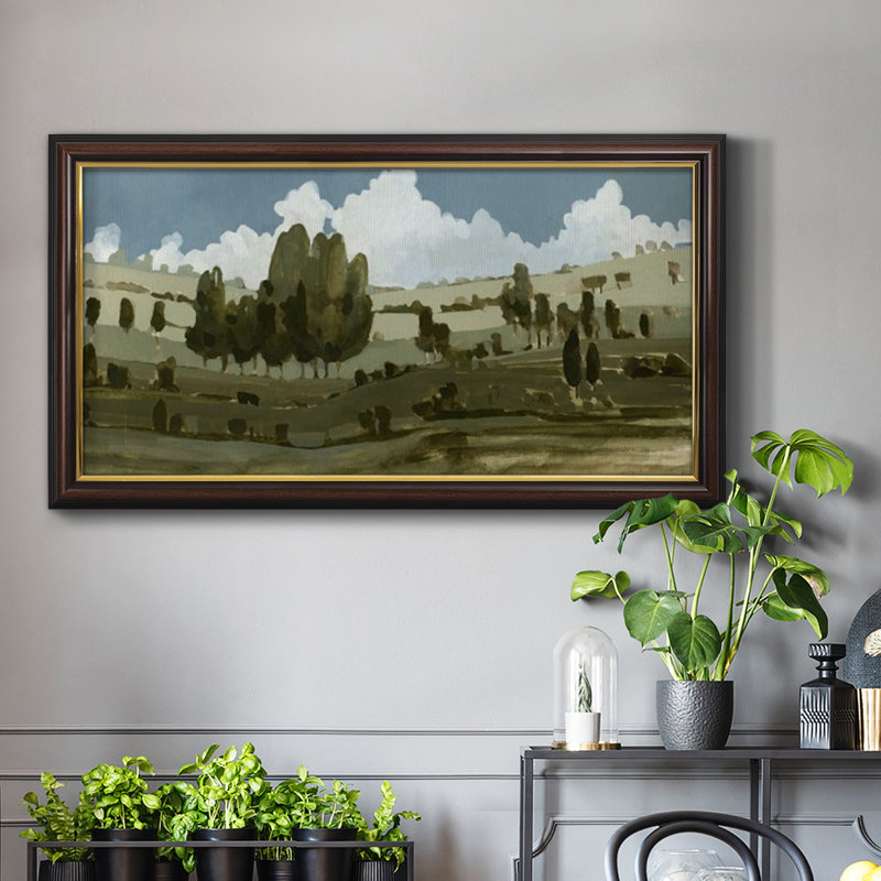 «Rolling Green III», reproduction d'art sur toile simple, H 25 po x l 45 po x P 2,5 po
