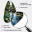 Dominican Harmony Of Nature - Fall Shape Green Wall Clock Sculpture-104238024