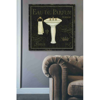 « bain de luxe iii », affiche rétro sur toile