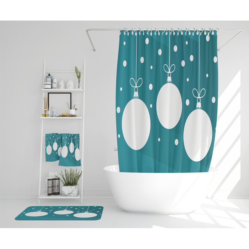 Martell Polyester Shower Curtain Set