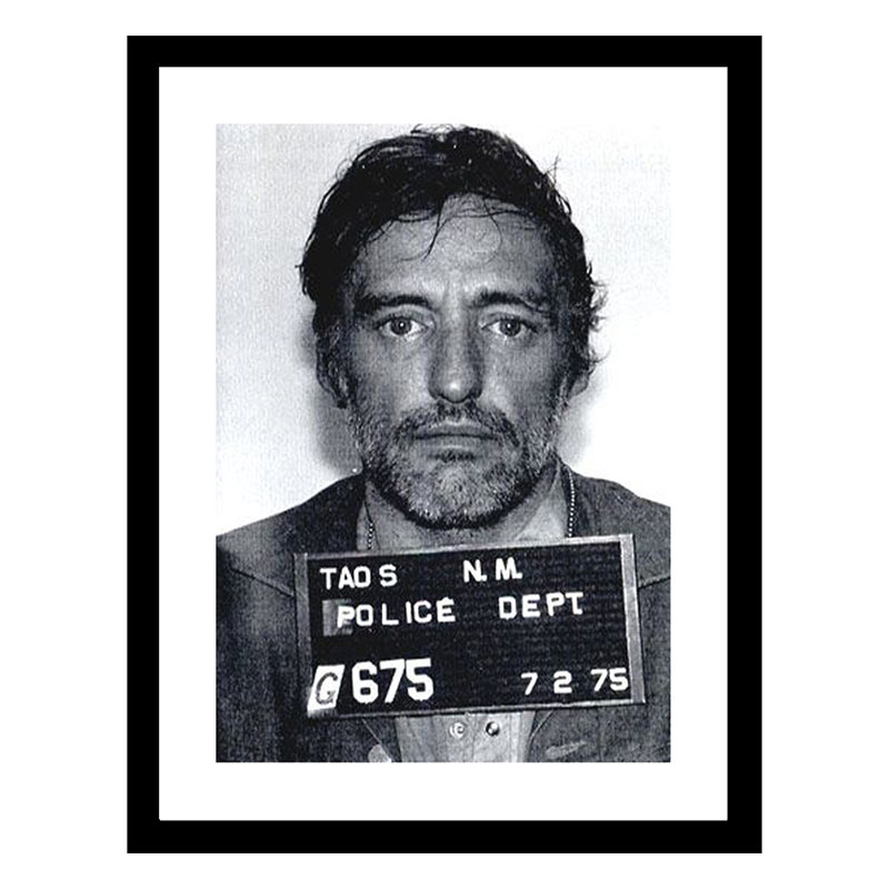 «Dennis Hopper», reproduction d'art encadrée 14 x 18