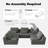 Huxley Upholstered Boneless Compression Sectional Sofa with Lumbar Pillows-118592529-118592531