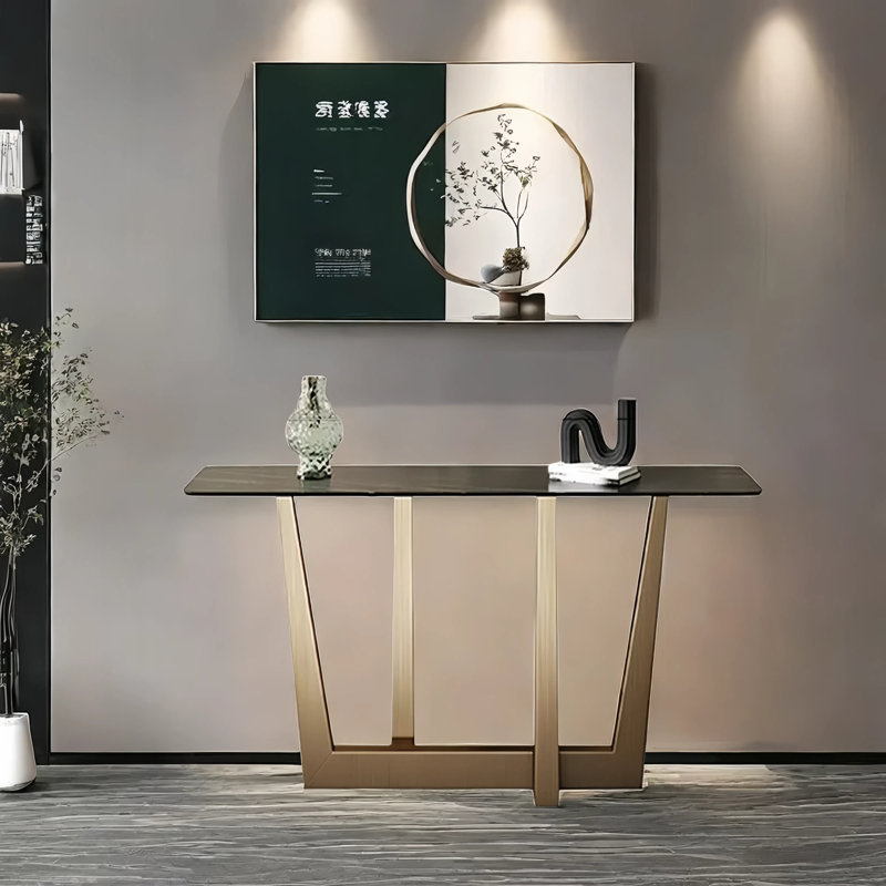 Console de luxe italienne, H 31,5 po x l 47,2 po x P 13,8 po