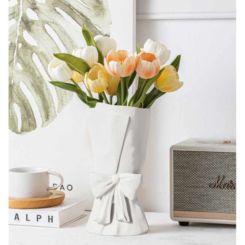 Vase en céramique, Blanc