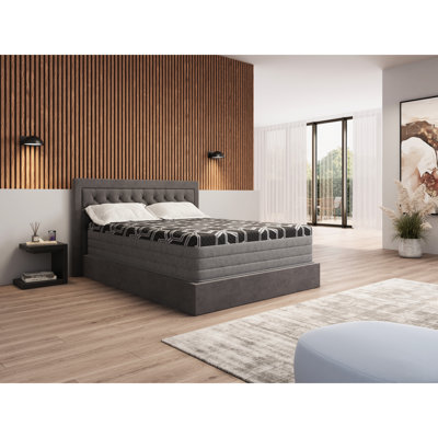 14" Queen Mattress, Ultra Serenity. Ice Cover For A Cooler Slumber. 3" Blended With Copper, Gel, Silver, Graphite. Disturbance Minimization Perimeter Edge Wrapped Coils. Adjustable. Made In Mattress.