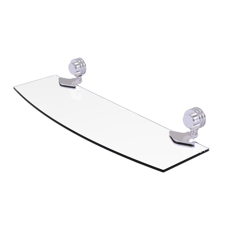 Venus Bracket Shelf, Satin Chrome