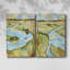 Upriver II - Toile tendue avec châssis de qualité supérieure - Prêt à accrocher-1164717717