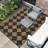 Diamond Outdoor Mats Plastic Straw Rug Outdoor Leisure Waterproof Carpet Garden Terrace Balcony Picnic Mat for Porch RV Deck Camping Backyard-87177040