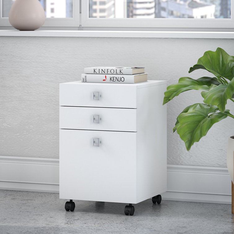 Echo 16" Wide 3 -Drawer Mobile File Cabinet